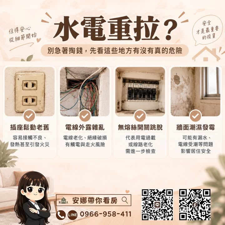 💥 「花了50萬裝潢，入住才發現水電不夠用？」