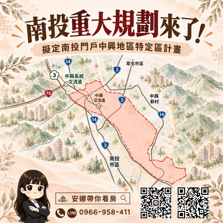 💥 「726公頃要重新規劃，南投、草屯都會受到影響？」