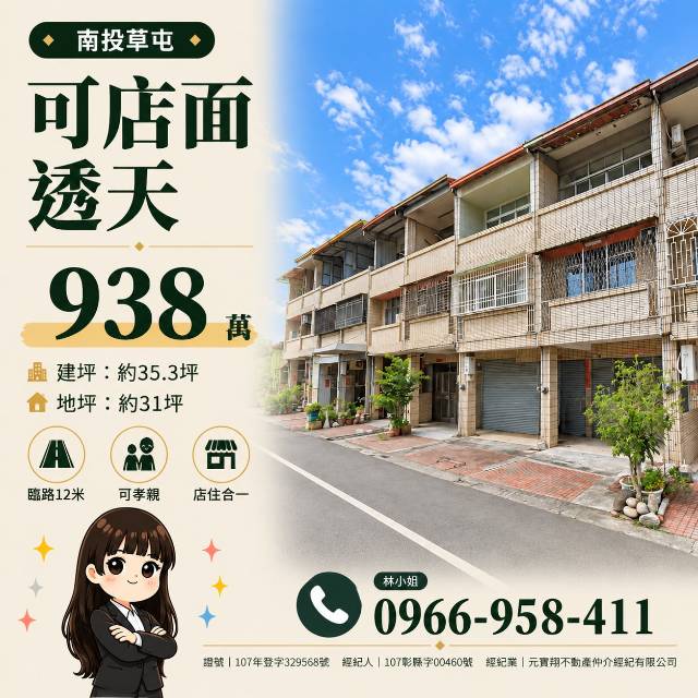 免千萬可店面透天